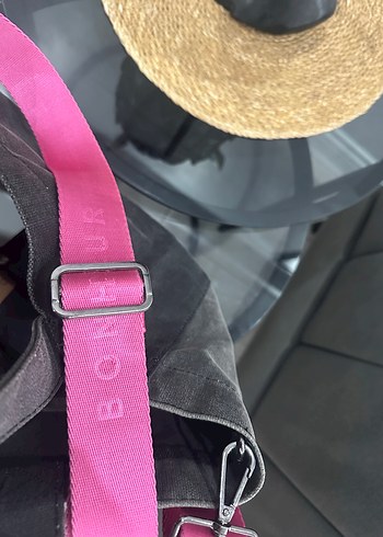 Mango Pembe Baskılı Kadın Omuz Çantası