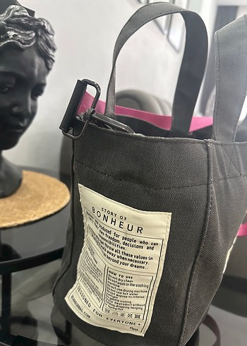 Pembe Baskılı Kadın Omuz Çantası - Görsel 5