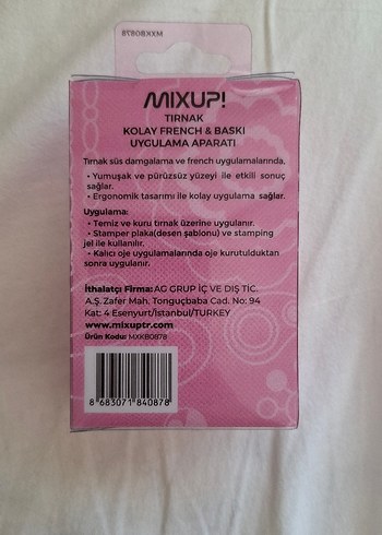 MIXUP! Nail Stamper Uygulama Aparatı - Görsel 6