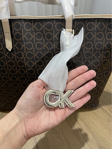  Beden kahverengi Renk Calvin Klein Çanta