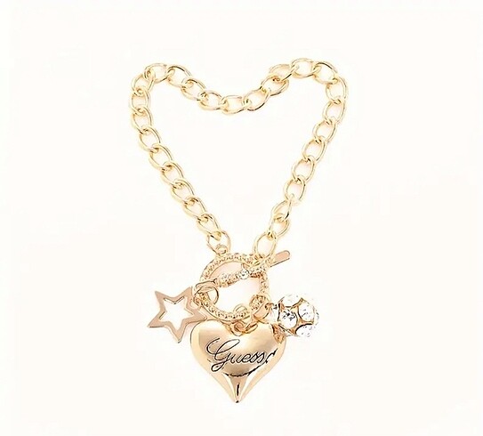 Guess Kalp Charm Bileklik