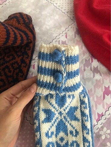 Mavi beyaz patik - Görsel 2