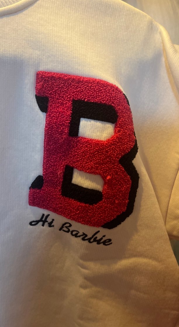 Beyaz ve Pembe Renkli Kadın Sweatshirt - Görsel 4