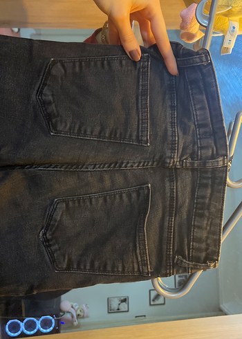 Toparlayıcı Yüksek Bel Kot Pantolon - Görsel 7