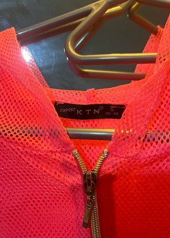 Pembe Uzun Kollu Spor Ceket - Görsel 4