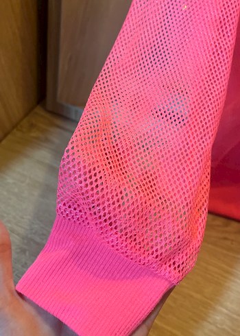 Pembe Uzun Kollu Spor Ceket - Görsel 2