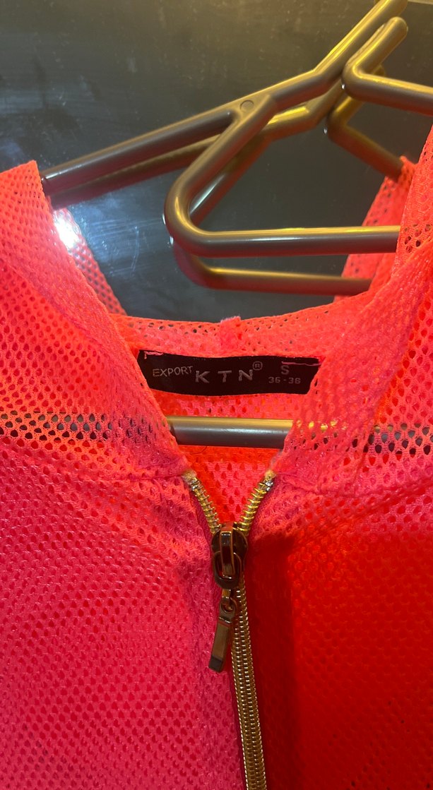 Pembe Uzun Kollu Spor Ceket - Görsel 4