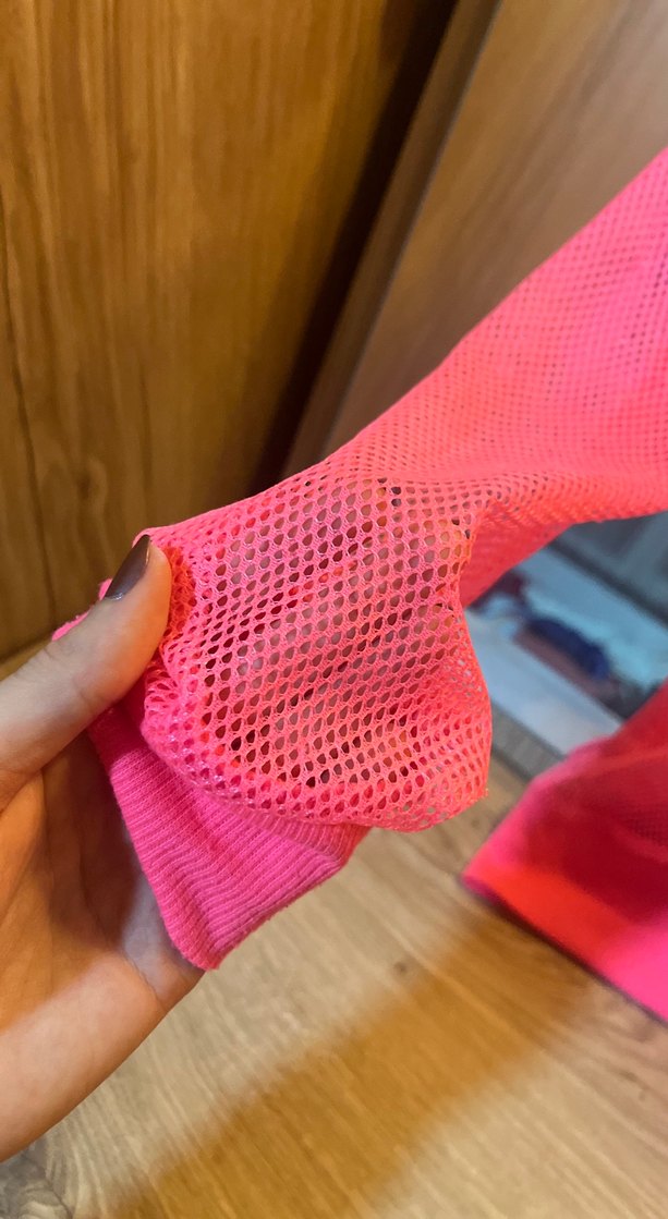 Pembe Uzun Kollu Spor Ceket - Görsel 3