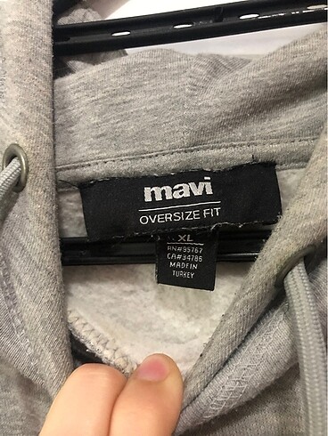 xl Beden Mavi Sweatshirt