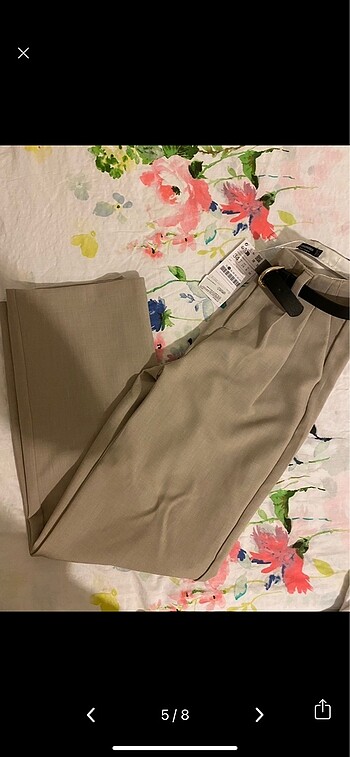 34 Beden stradivarius kemerli pantolon