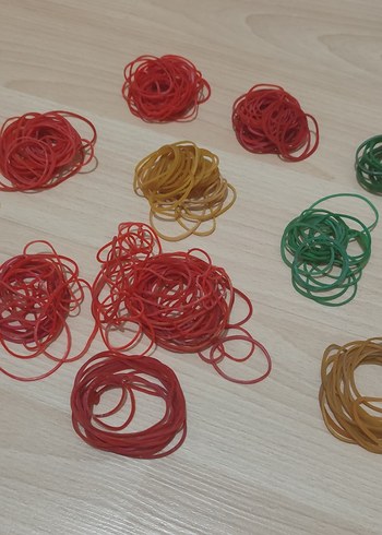  Renkli Elastik paket lastikleri