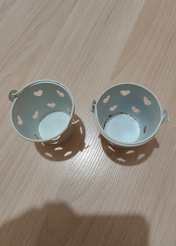 Beden Kalp Desenli Bej Mumluk Seti