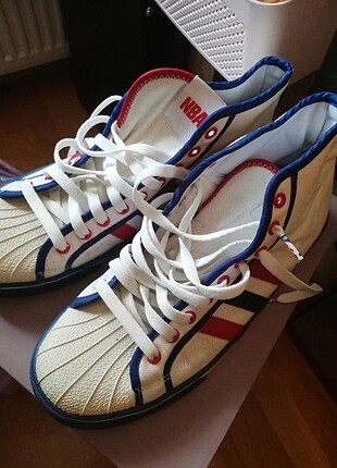 44 Beden beyaz Renk Erkek NBA Orjinal Adidas Ayakkabı 