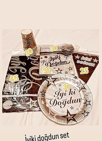 İyi ki doğdun set
