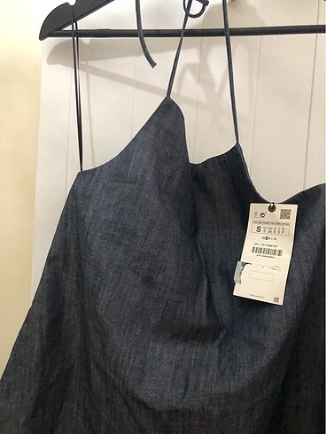 Zara Zara jean çan elbıse