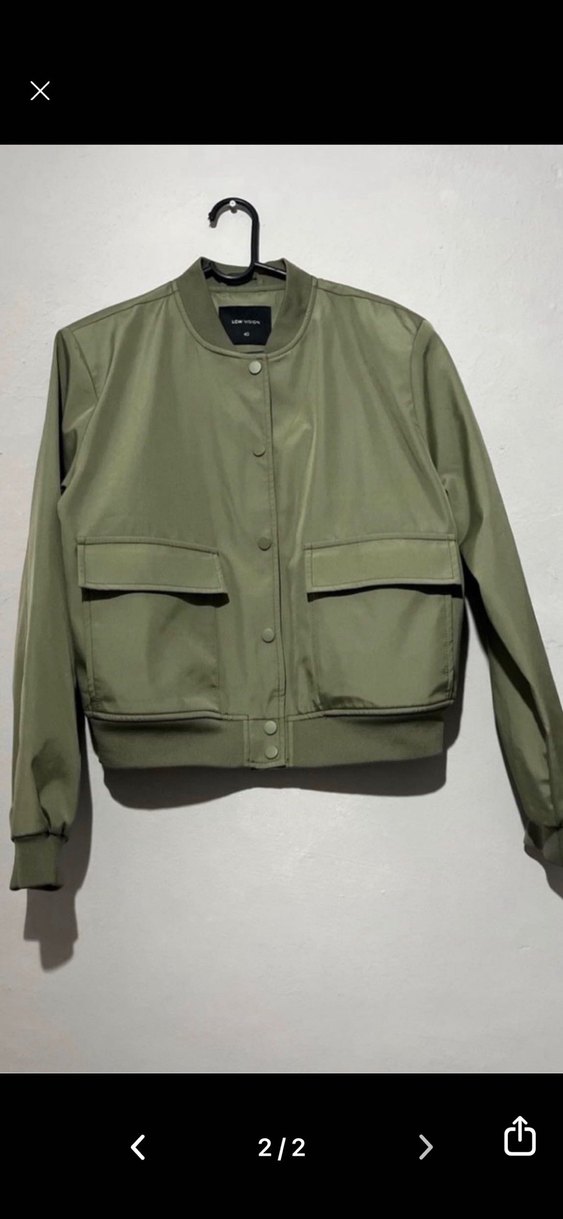 Kolej yaka bomber ceket - Görsel 2