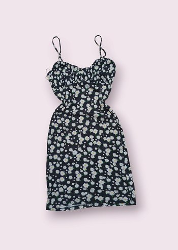 Bershka Siyah Mini Elbise