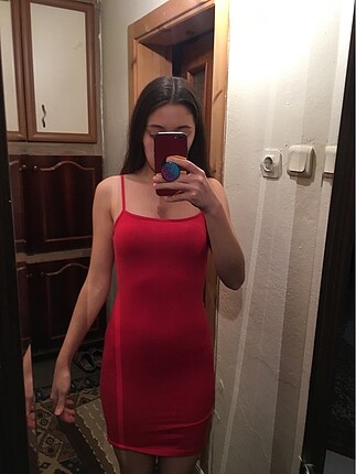 H&m kırmızı elbise