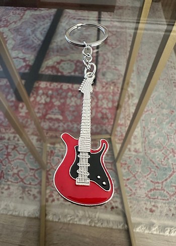 Elektro Gitar Motif Anahtarlık - Görsel 2
