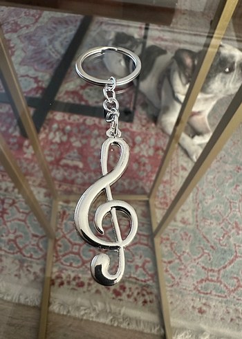 Sol Anahtarı Motif Anahtarlık - Görsel 2