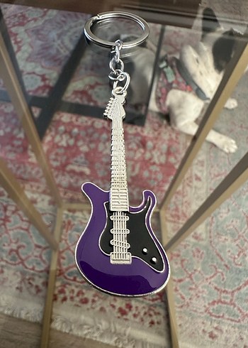 Elektro Gitar Motif Anahtarlık - Görsel 2