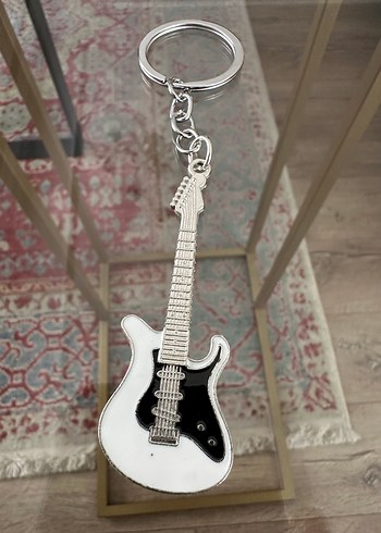Elektro Gitar Motif Anahtarlık - Görsel 2