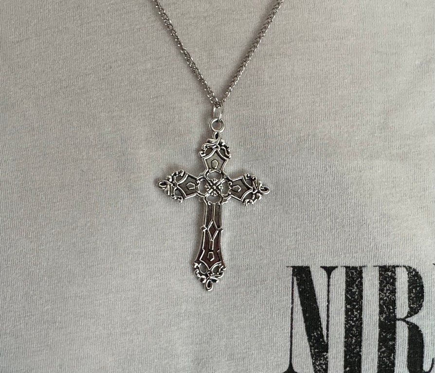 Gothik Punk Haç Kolye - Görsel 2