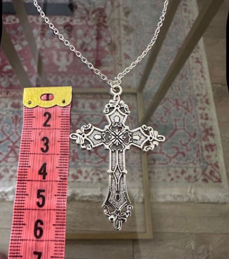 Gothik Punk Haç Kolye - Görsel 5