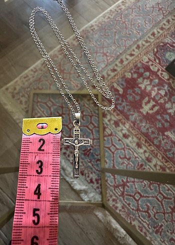İsa Haç Kolye (Zincirli) - Görsel 5