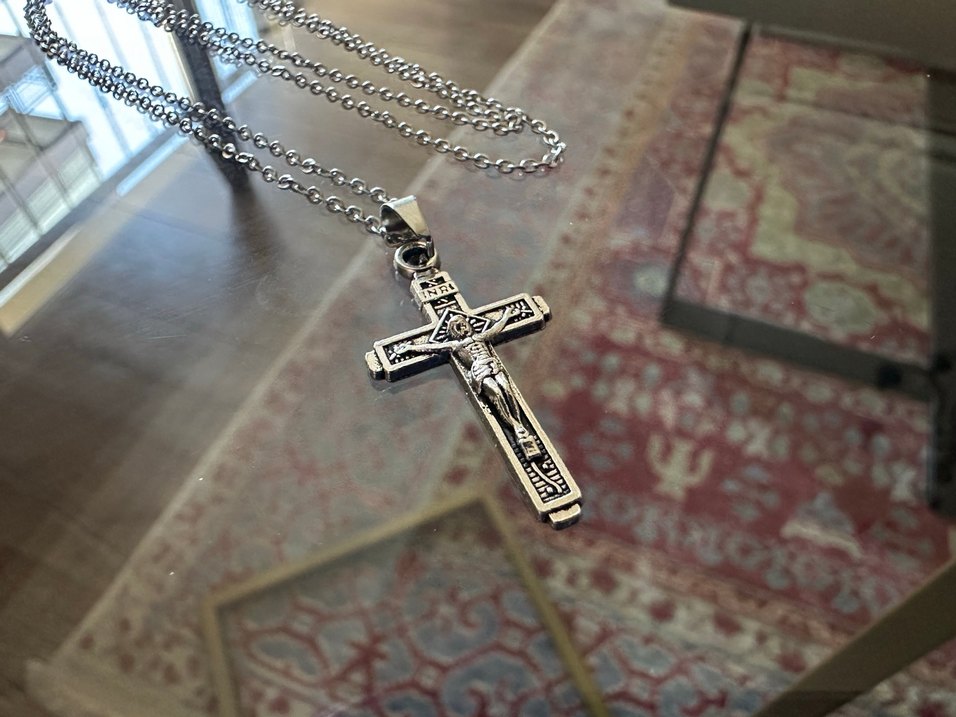 İsa Haç Kolye (Zincirli) - Görsel 3