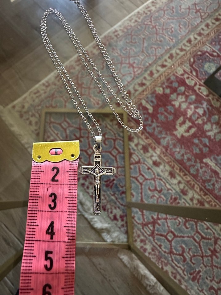 İsa Haç Kolye (Zincirli) - Görsel 5
