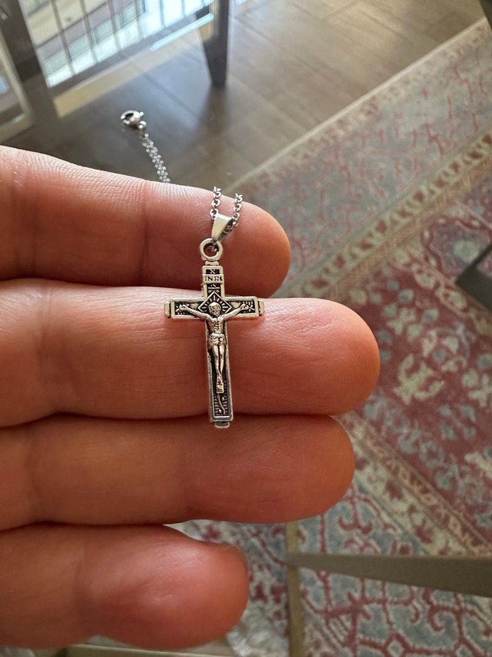 İsa Haç Kolye (Zincirli) - Görsel 4