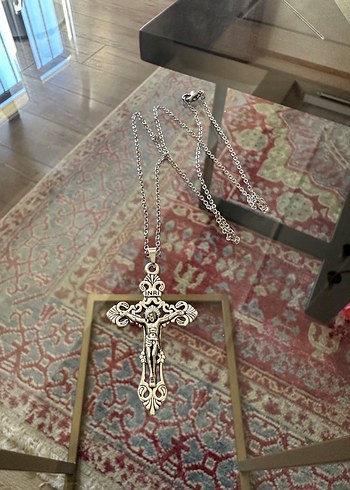 İsa Haç Kolye (Zincirli) - Görsel 3