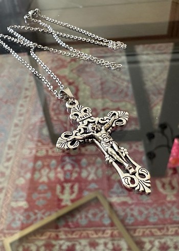 İsa Haç Kolye (Zincirli) - Görsel 4