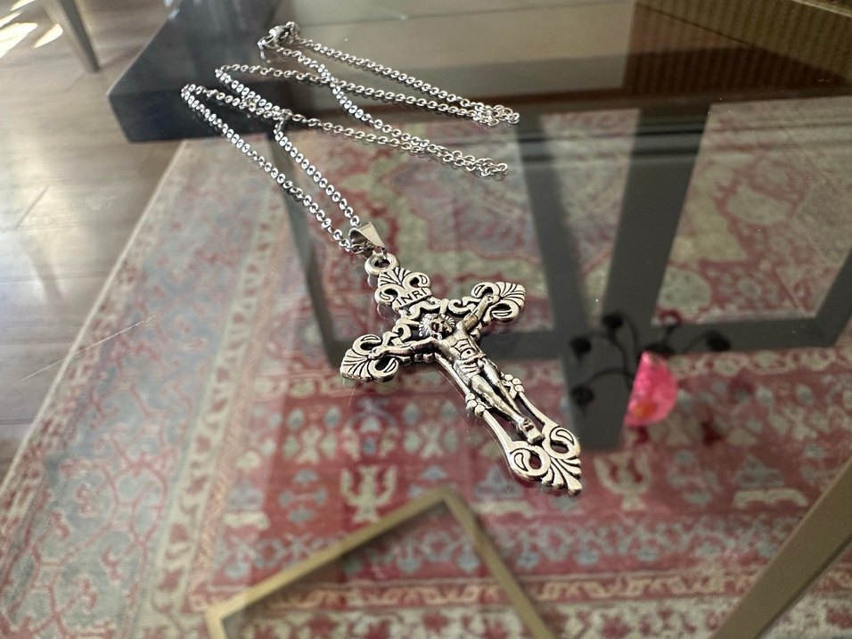 İsa Haç Kolye (Zincirli) - Görsel 4