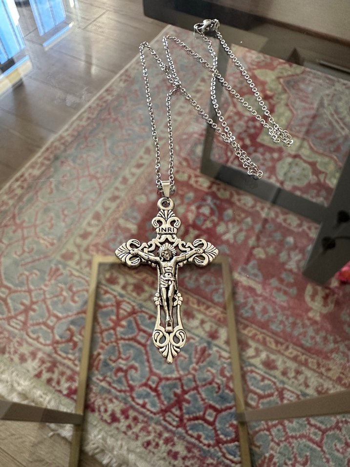 İsa Haç Kolye (Zincirli) - Görsel 2