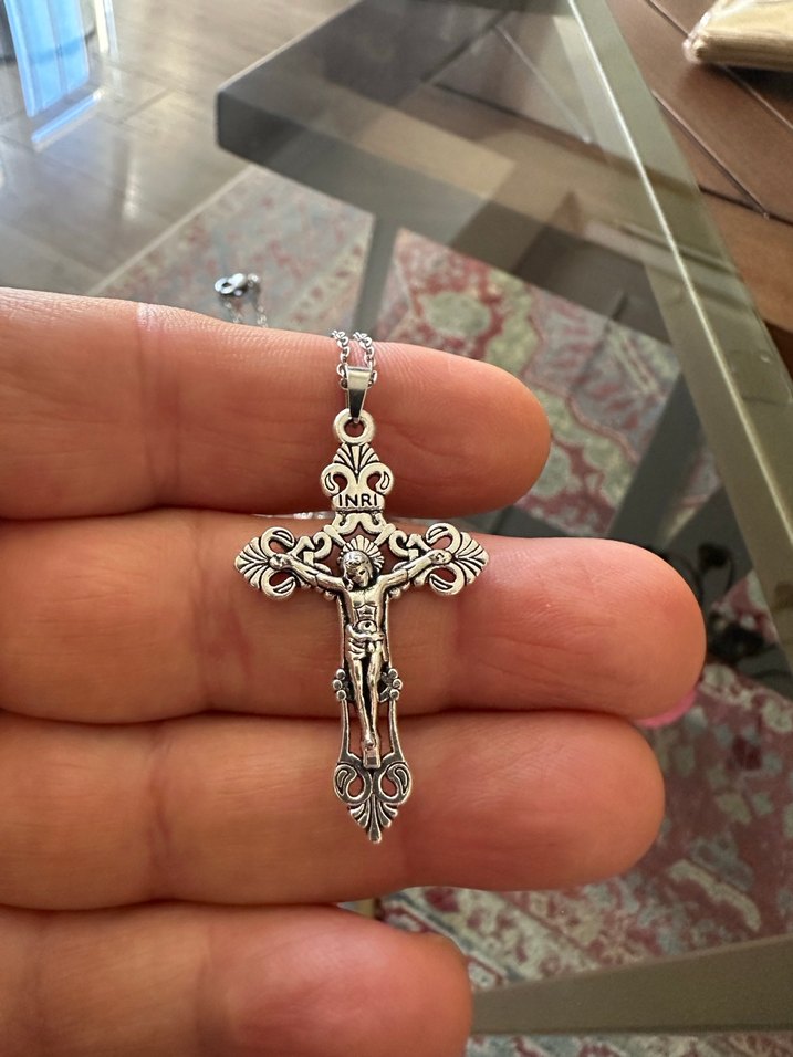 İsa Haç Kolye (Zincirli) - Görsel 5