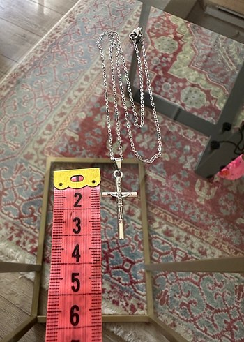 İsa Haç Kolye (Zincirli) - Görsel 5