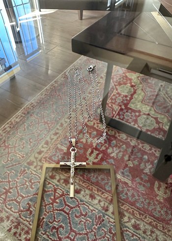 İsa Haç Kolye (Zincirli) - Görsel 6