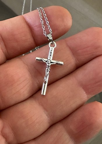 İsa Haç Kolye (Zincirli) - Görsel 2