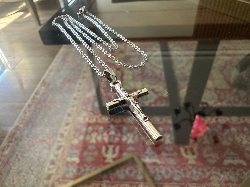 İsa Haç Kolye (Zincirli) - Görsel 4