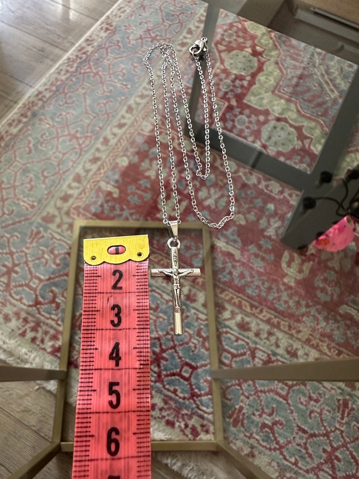 İsa Haç Kolye (Zincirli) - Görsel 5