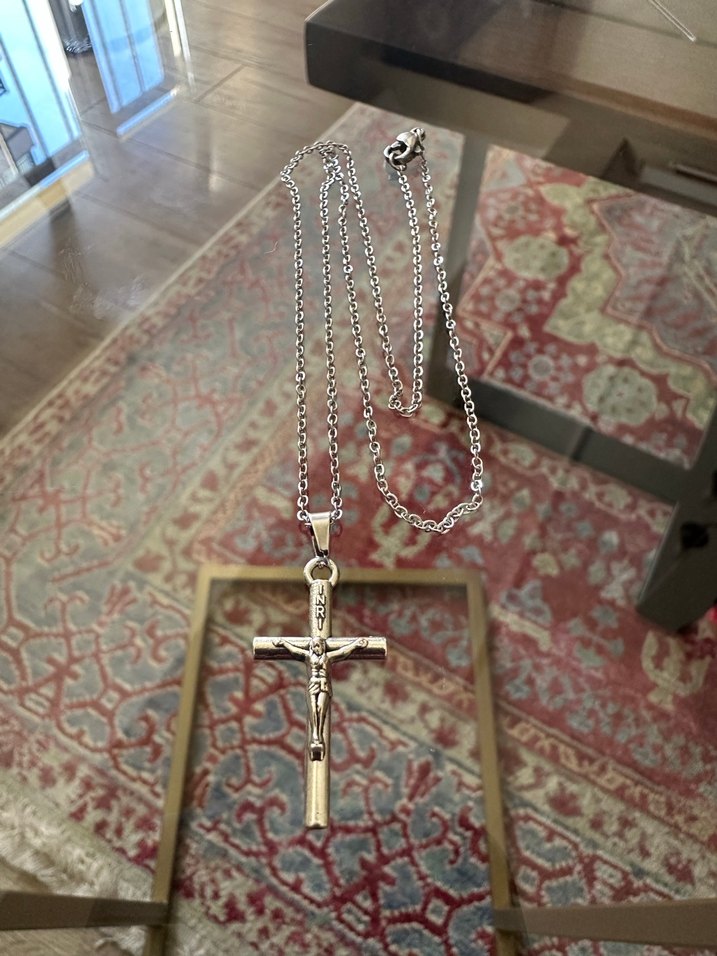 İsa Haç Kolye (Zincirli) - Görsel 3