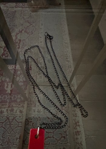 Gothik Ahşap Kırmızı Büyük Haç Kolye - Görsel 6