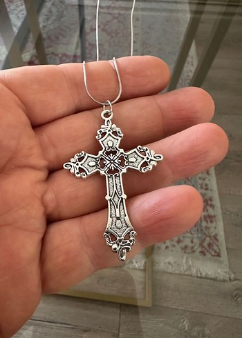 Gothik Punk Haç Kolye - Görsel 4
