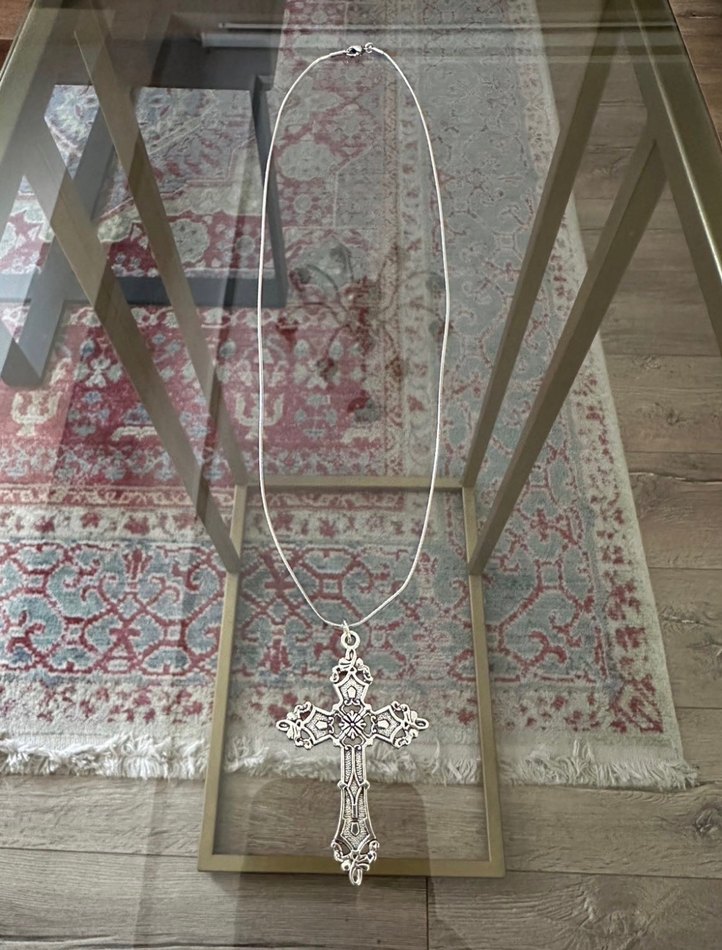 Gothik Punk Haç Kolye - Görsel 2