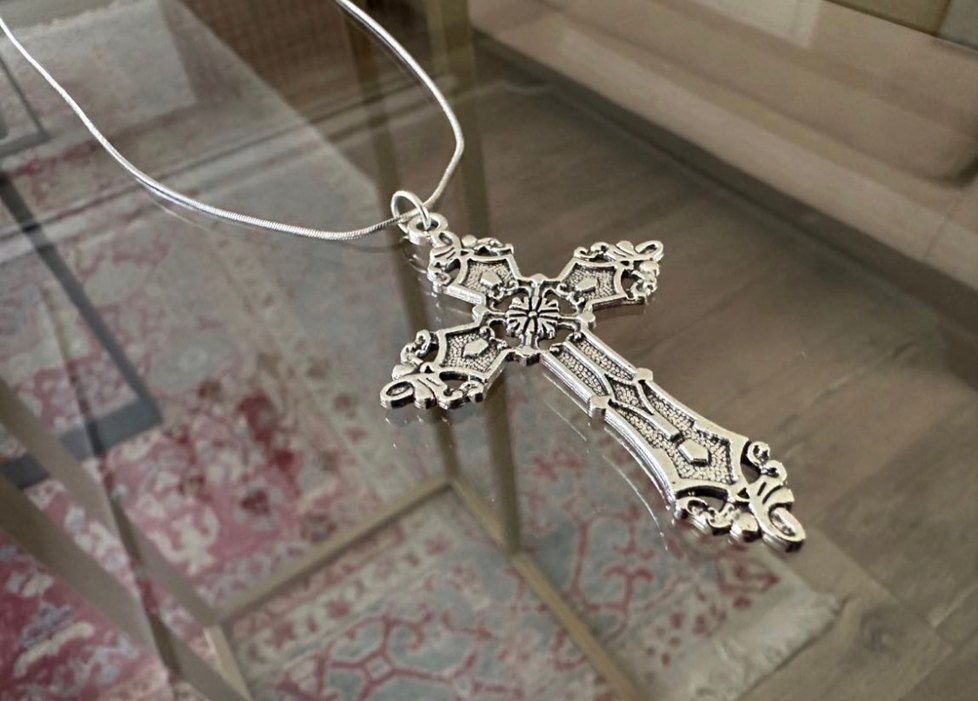 Gothik Punk Haç Kolye - Görsel 3