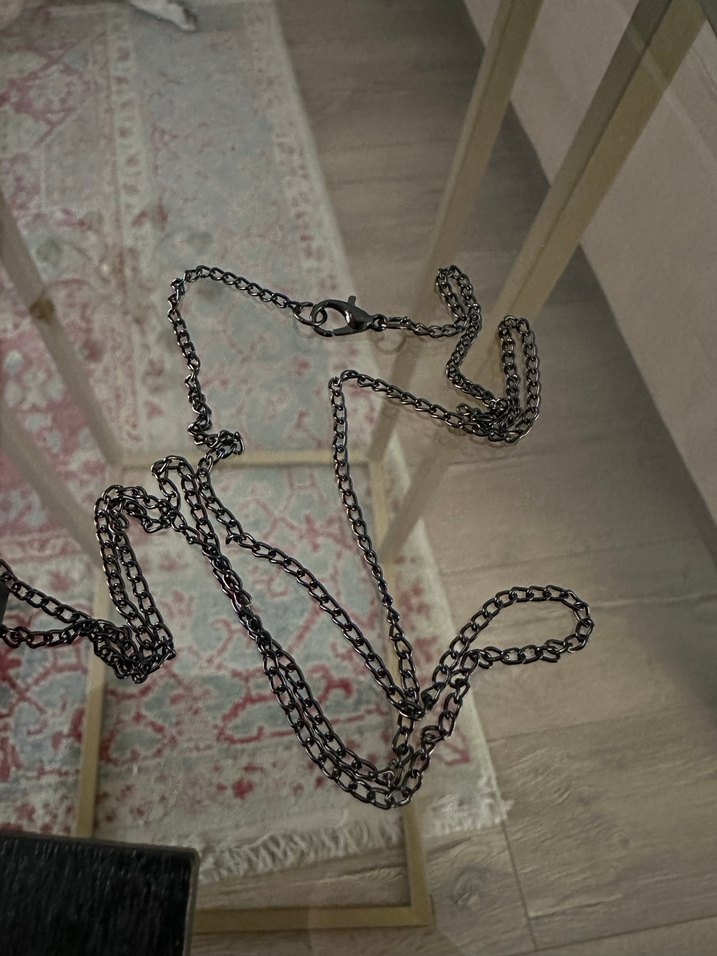 Gothik Ahşap Siyah Büyük Haç Kolye - Görsel 4