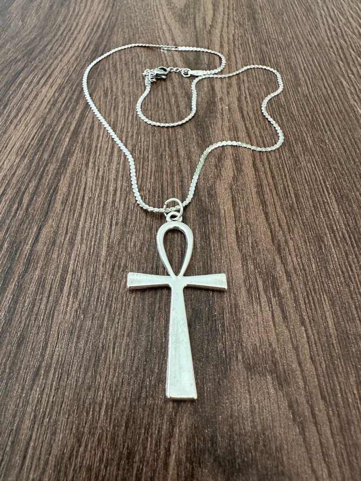 ANKH Motif Haç Kolye - Görsel 2
