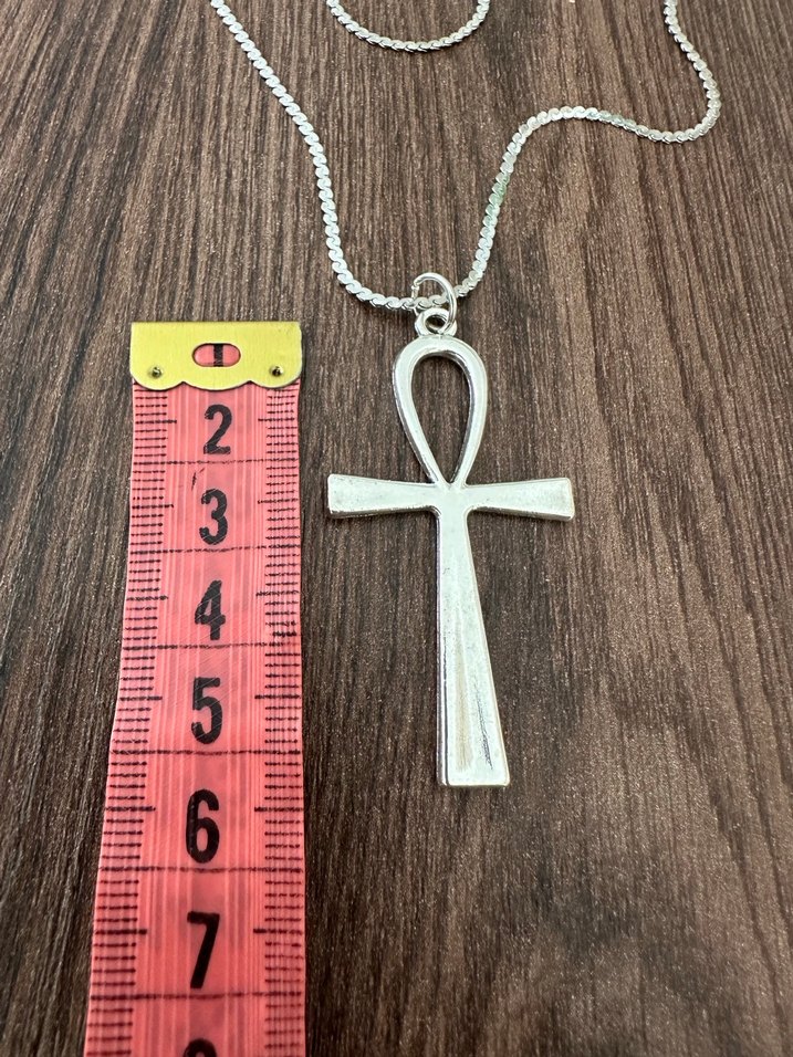 ANKH Motif Haç Kolye - Görsel 4